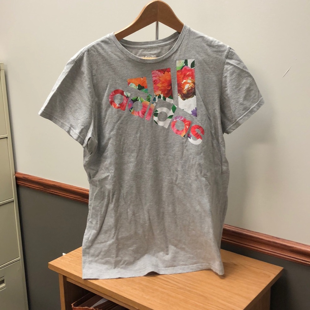 Adidas flower shirt